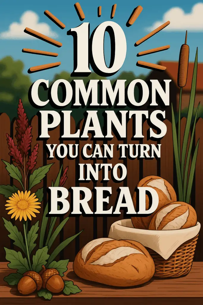 10 Common Plants You Can Turn Into Bread