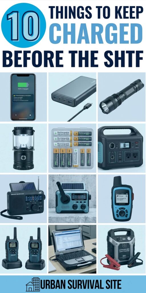 10 Things to Keep Charged Before The SHTF