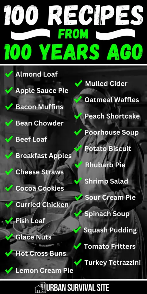 100 Recipes from 100 Years Ago