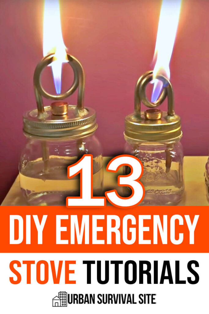 13 DIY Emergency Stove Tutorials