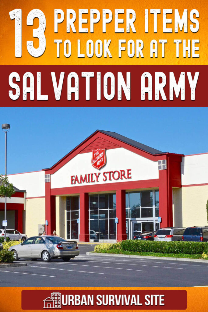 13 Prepper Items to Look for at the Salvation Army