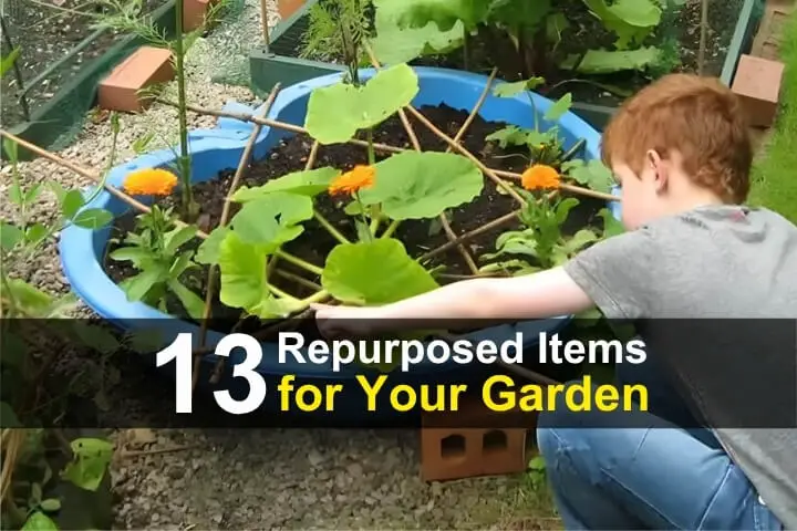 13 Repurposed Items for Your Garden