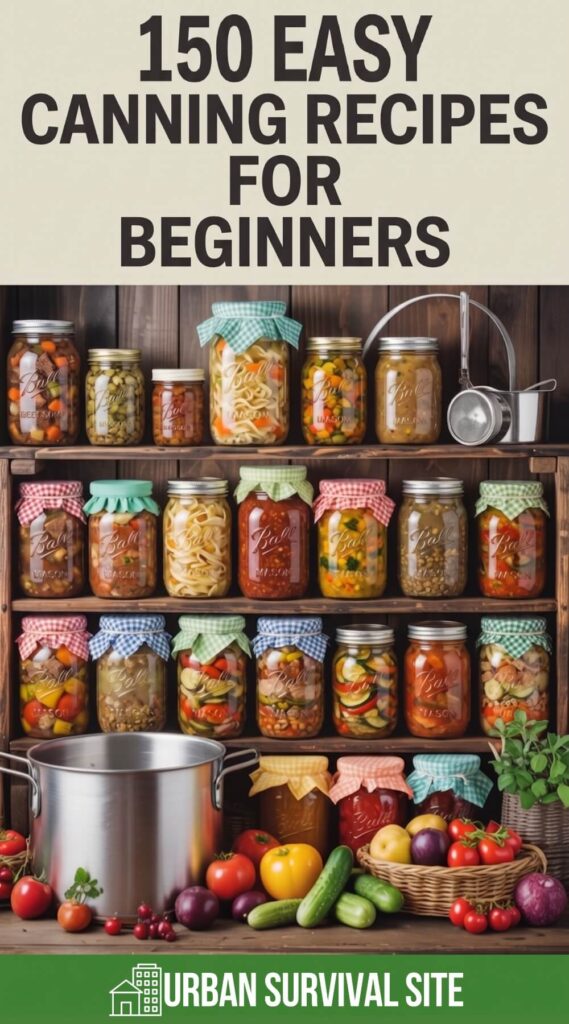 150 Easy Canning Recipes for Beginners