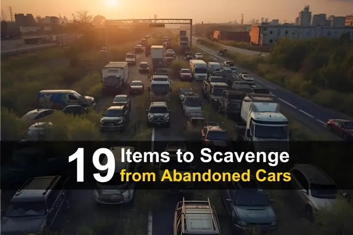 19 Items to Scavenge from Abandoned Cars