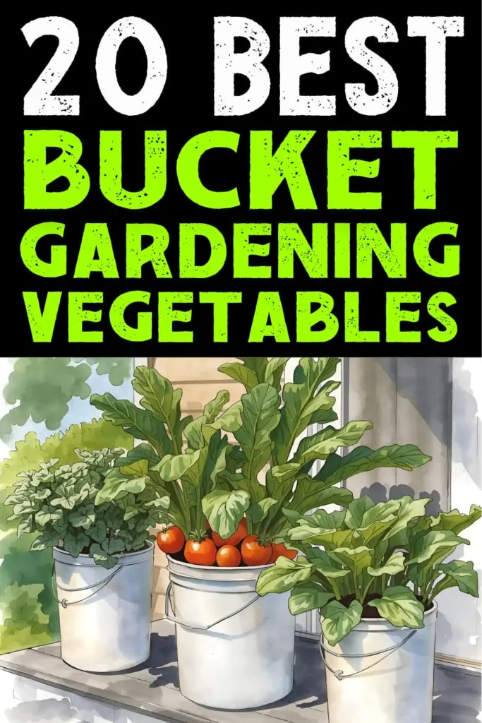 20 Best Bucket Gardening Vegetables