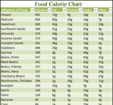 Food Calorie Chart