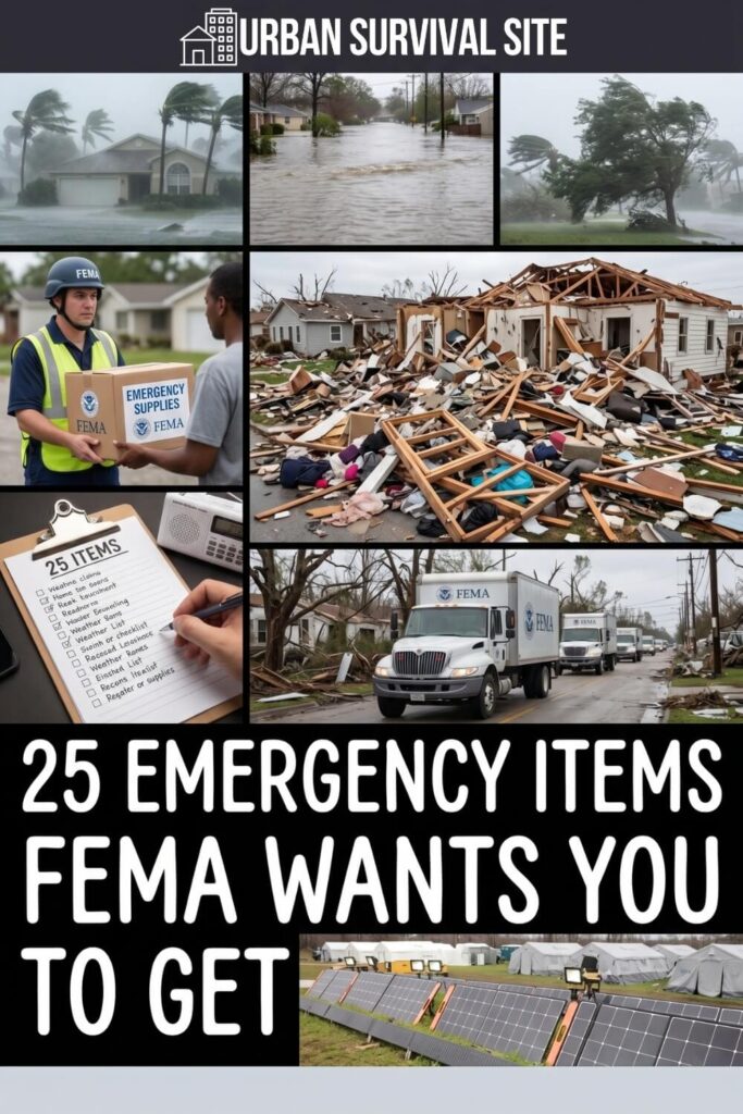 25+ Emergency Items FEMA Wants You To Get