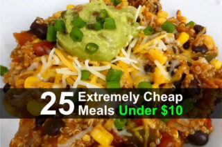 25 Extremely Cheap Meals Under $10