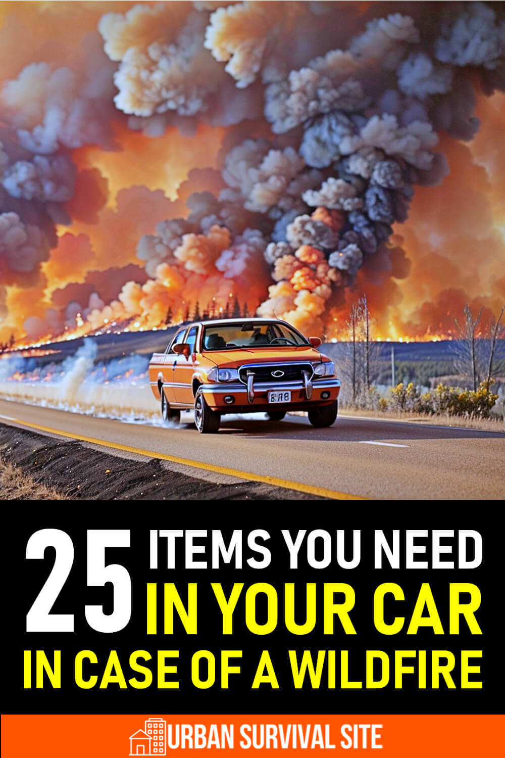 Wildfire Pin 25 Items You Need in Your Car in Case of a Wildfire