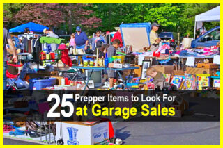 25 Prepper Items To Look For At Garage Sales