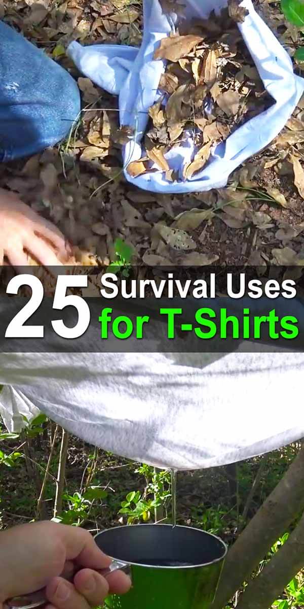 25 Survival Uses for T-Shirts