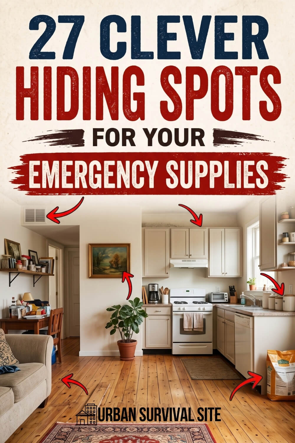 27 Clever Hiding Spots for Your Emergency Supplies