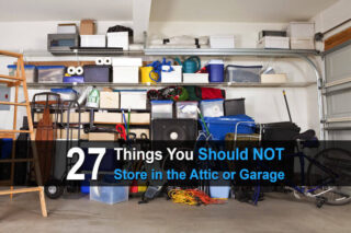 27 Things You Should NOT Store in the Attic or Garage