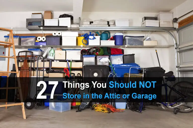 8 Items You Should Avoid Storing in a Garage