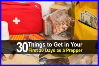 30 Things to Get in Your First 30 Days as a Prepper