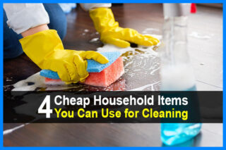 4 Cheap Household Items You Can Use for Cleaning