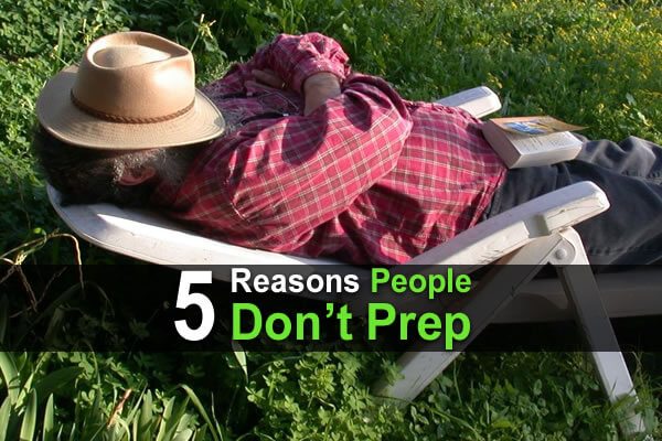5 Reasons People Don't Prep