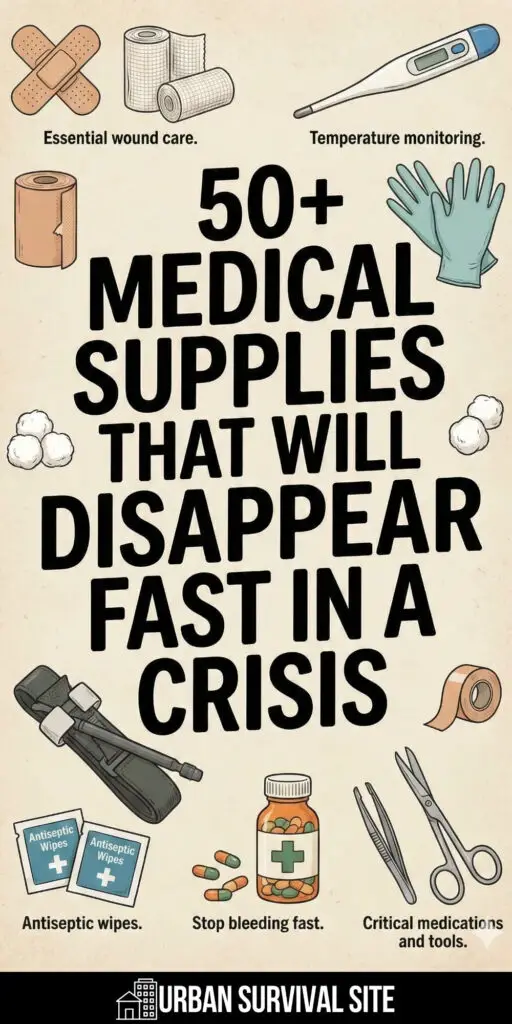 50+ Medical Supplies That Will Disappear FAST in a Crisis