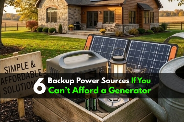 6 Backup Power Sources If You Can’t Afford a Generator
