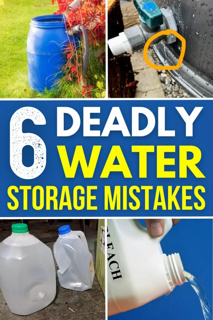6 Deadly Water Storage Mistakes