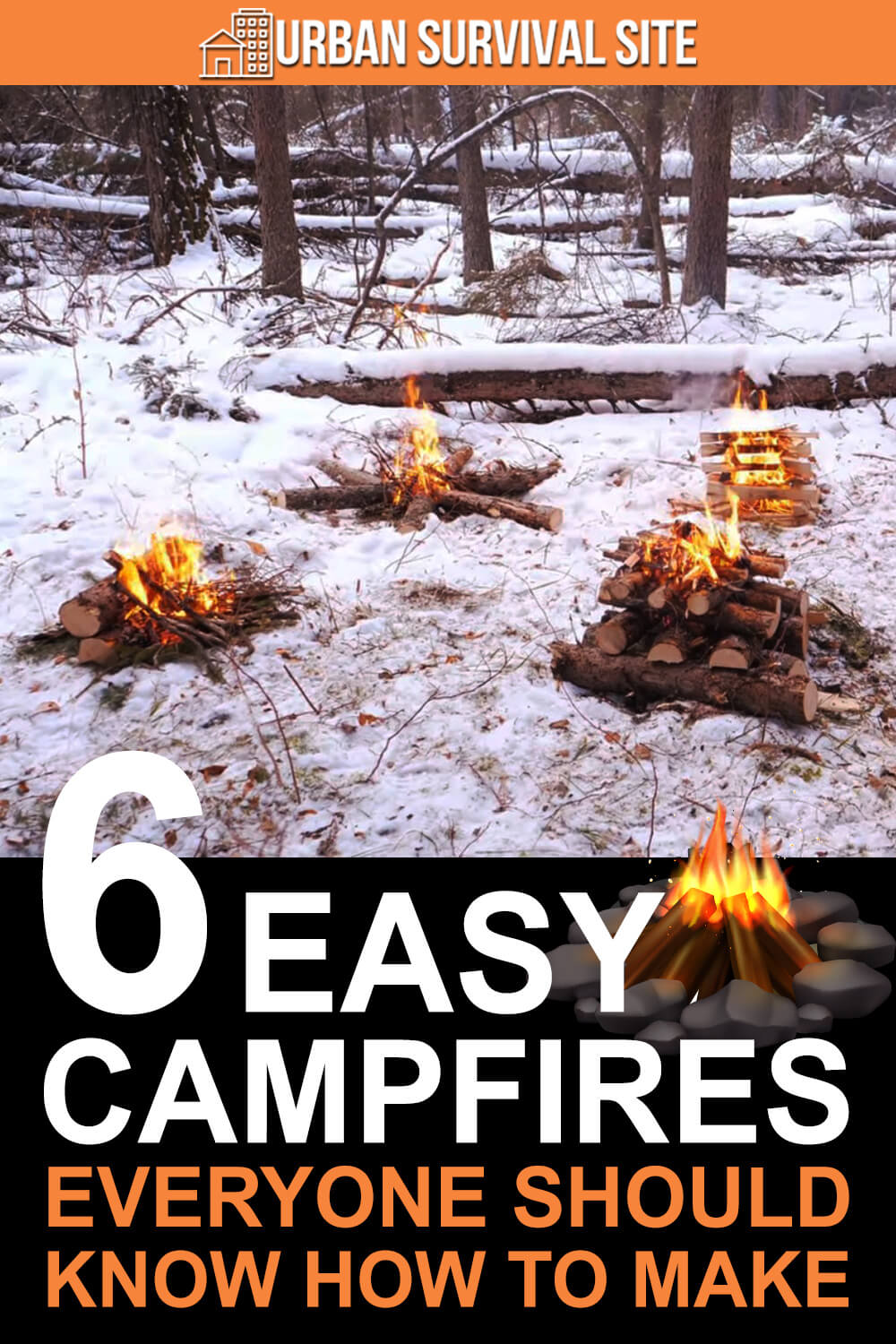 6 Easy Campfires Everyone Should Know How To Make