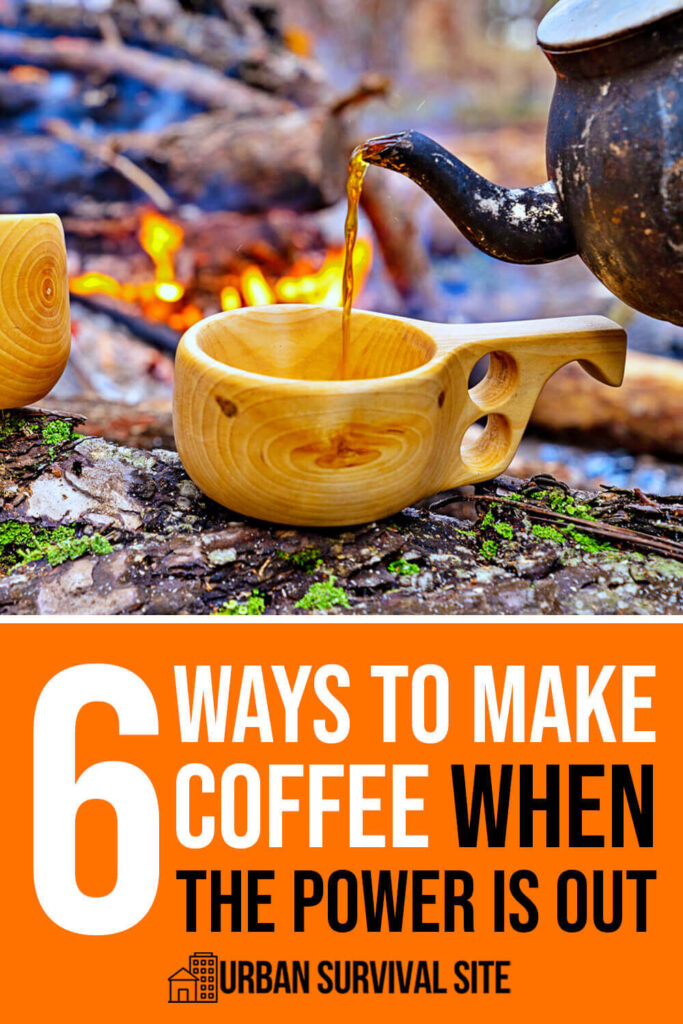 A cup of coffee can bring a sense of normalcy to hard times. In case the power goes out, here's how to make coffee without electricity.