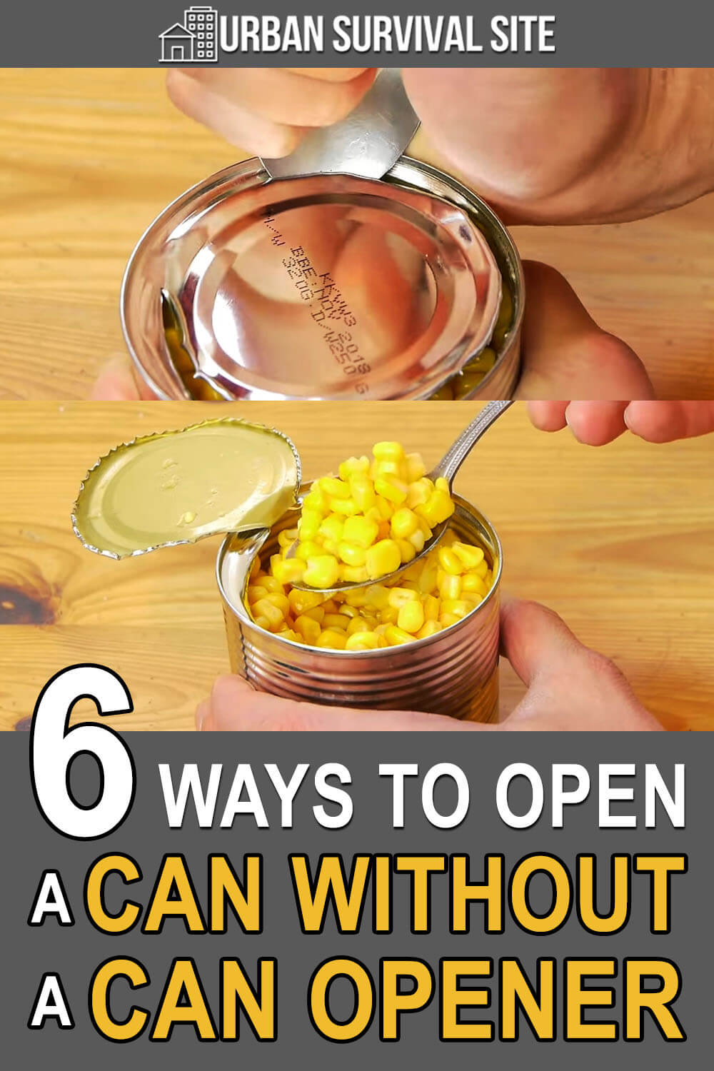 6 Ways to Open a Can Without a Can Opener