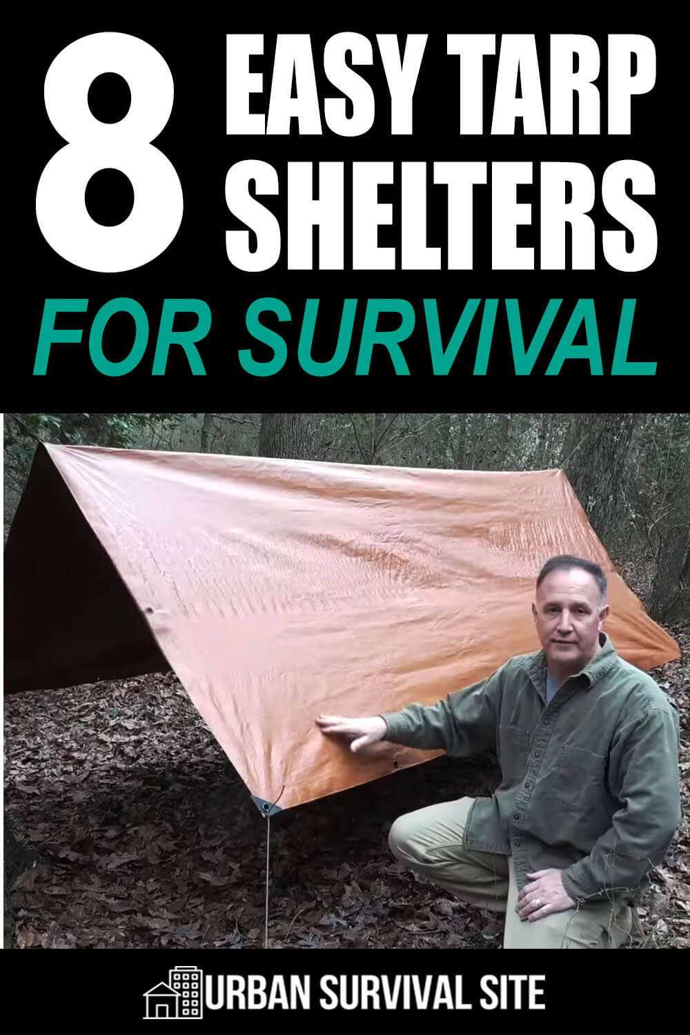 8 Easy Tarp Shelters for Survival