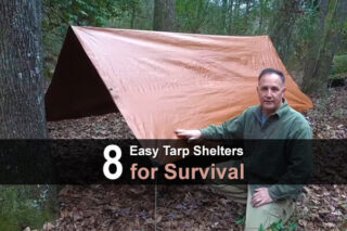8 Easy Tarp Shelters for Survival