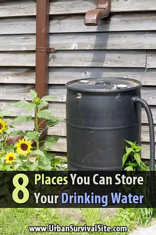 8 Places You Can Store Your Drinking Water