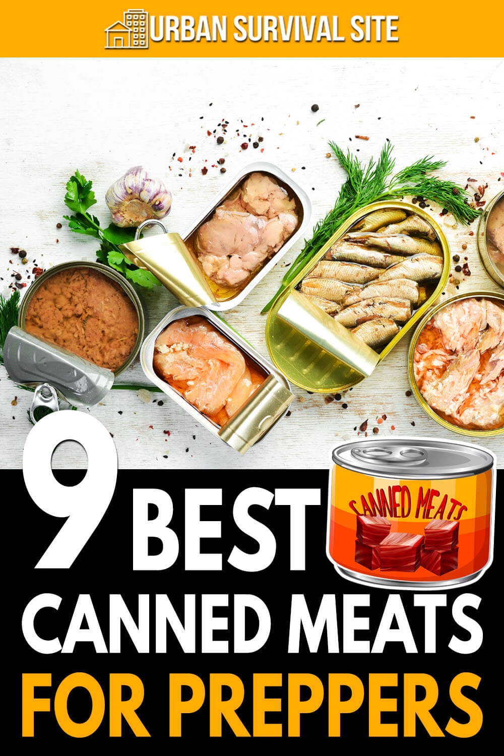9 Best Canned Meats for Preppers