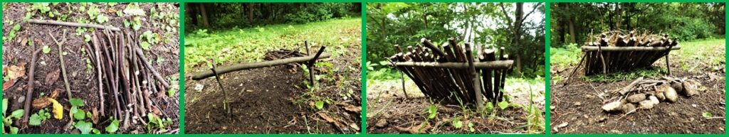 MINIATURE LEAN TO CONSTRUCTION STEPS