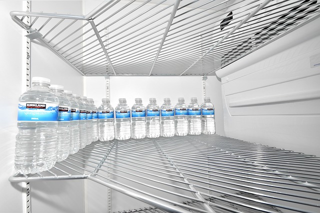 WATER BOTTLES IN FRIDGE