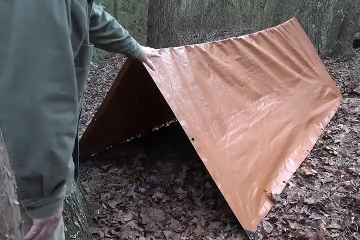 A-Frame Tarp Shelter