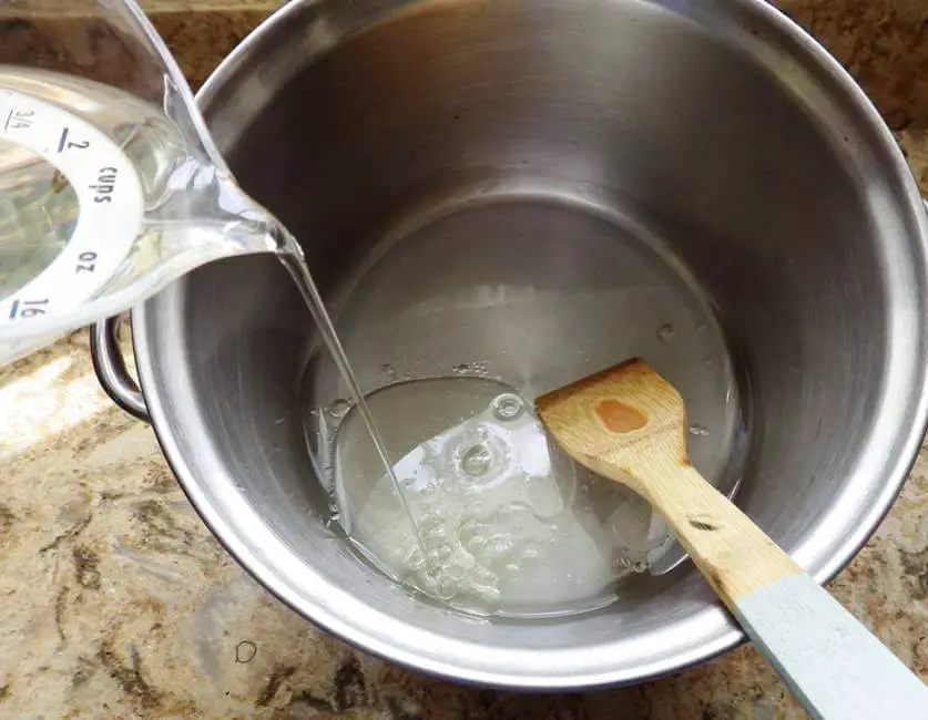 Adding Oil to Pot