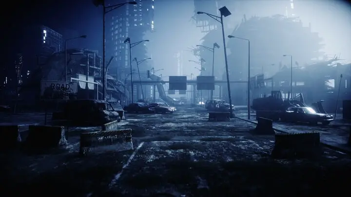Apocalypse City in Fog