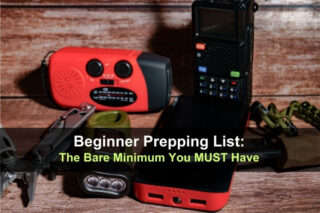 Beginner Prepping List: The Bare Minimum You MUST Have
