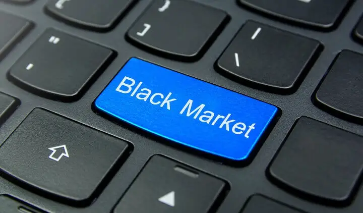 Black Market Money on Keyboard