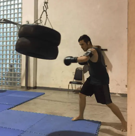 Boxing Punching Bag Made Of Tires