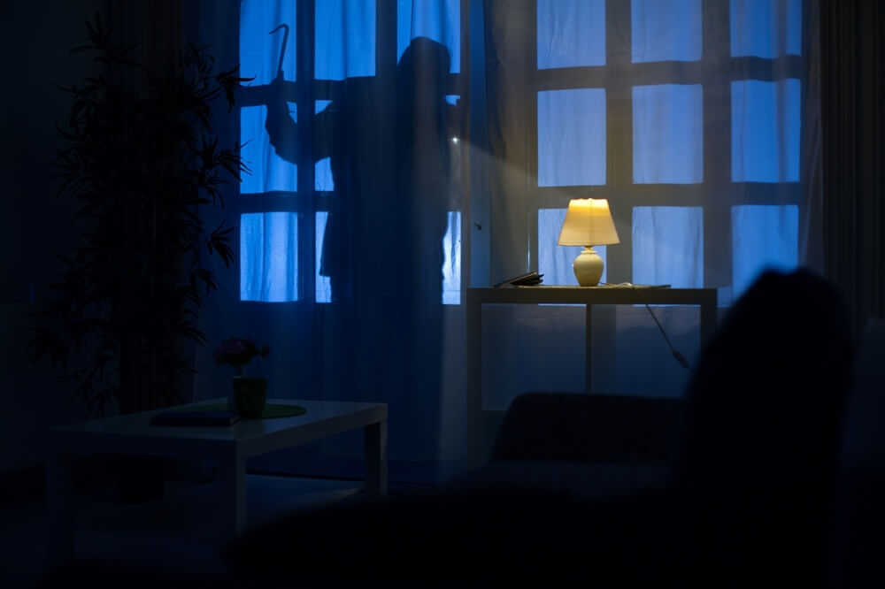 Burglar at Window