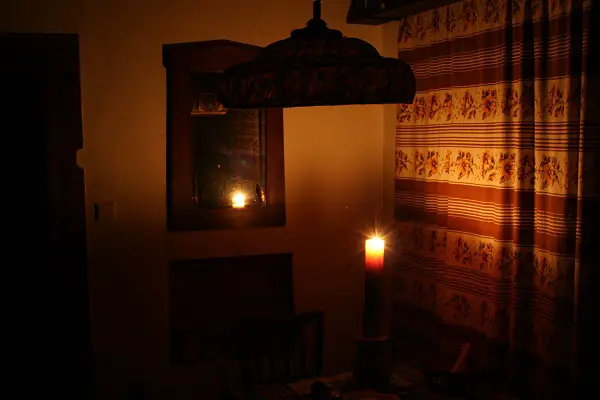 Candle Lit Room