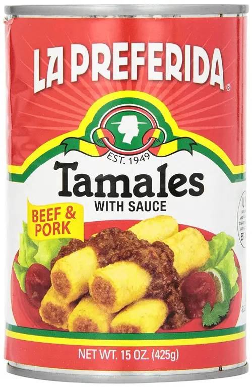 Canned Tamales With Sauce