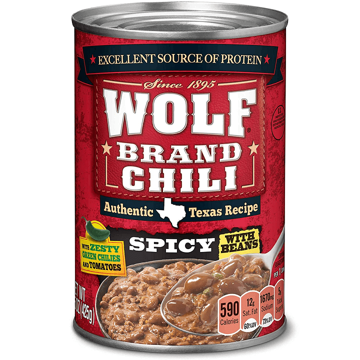 Canned Wolf Chili