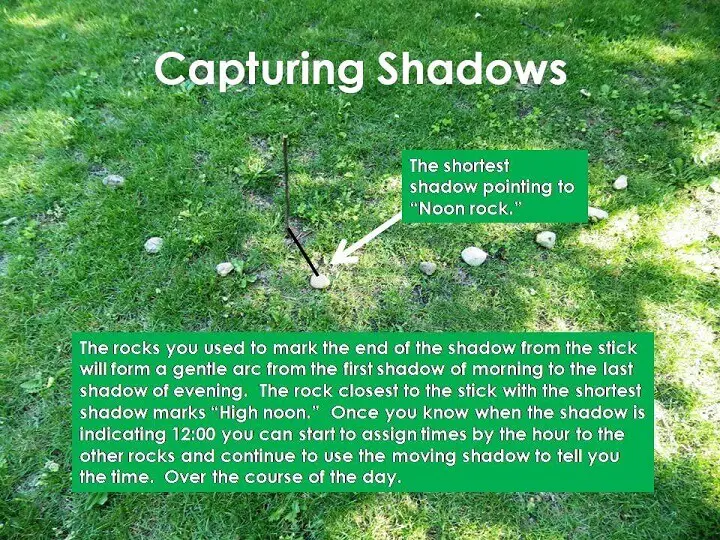 Capturing Shadows and Noon Rock