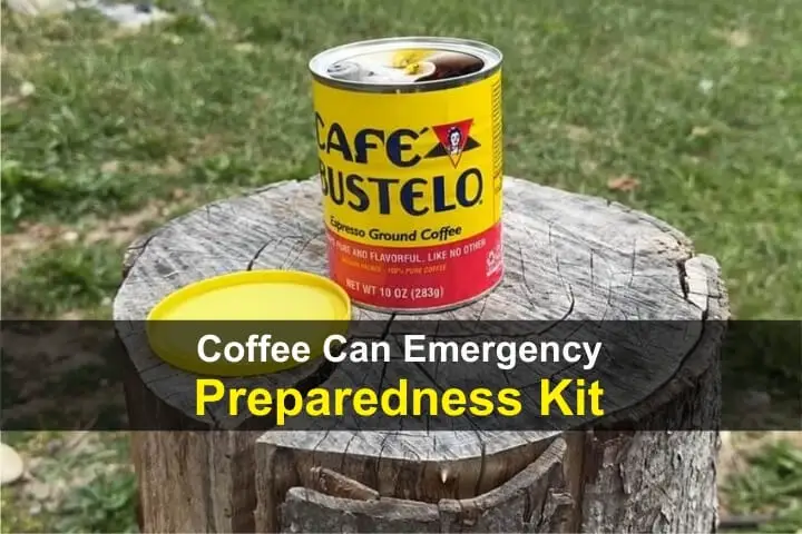Coffee Can Emergency Preparedness Kit Coffee Can Emergency Preparedness Kit