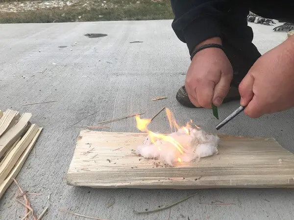 Cotton on Fire