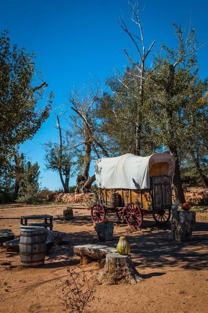 Covered Wagon in American Southwest