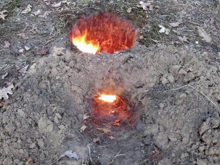 Dakota Fire Pit With Flames