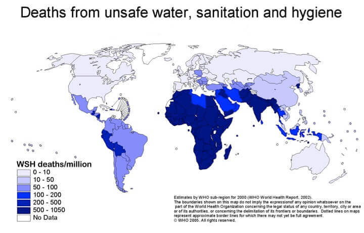 Deaths From Unsafe Water