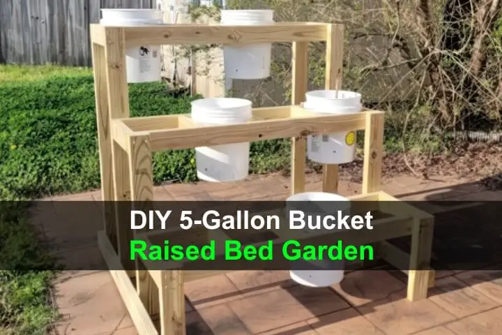 DIY 5-Gallon Raised Bucket Garden Stand